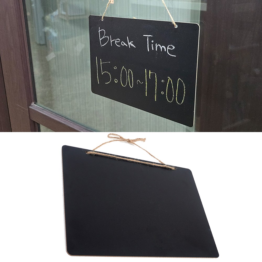 골든트리 걸이형 MDF 소형 양면 블랙보드 칠판 안내판 도어사인 팻말 6,200원