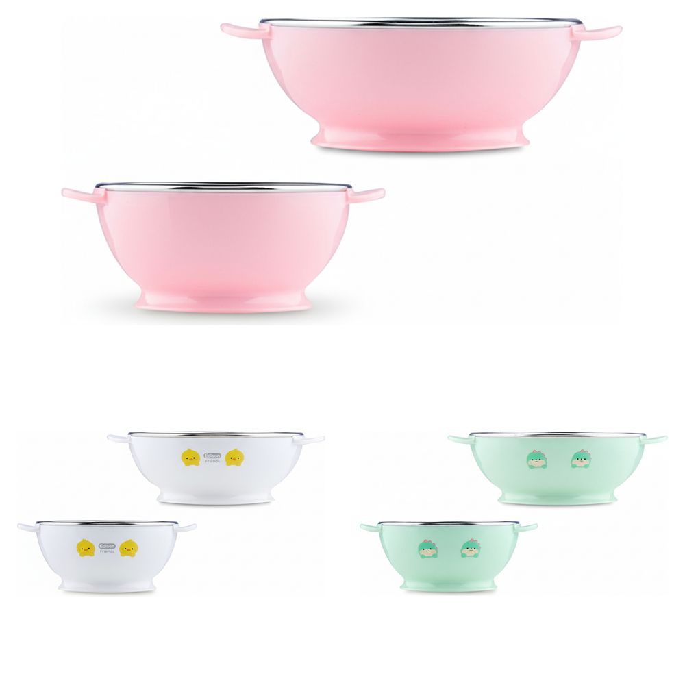 에디슨 국산 프렌즈 논슬립 스텐 공기 + 대접 세트 37,810원