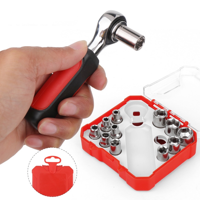 공구PXJ 휴대용 복스알 4-13mm 1/4라쳇렌치 소켓 렌치 세트, 1세트 16,500원