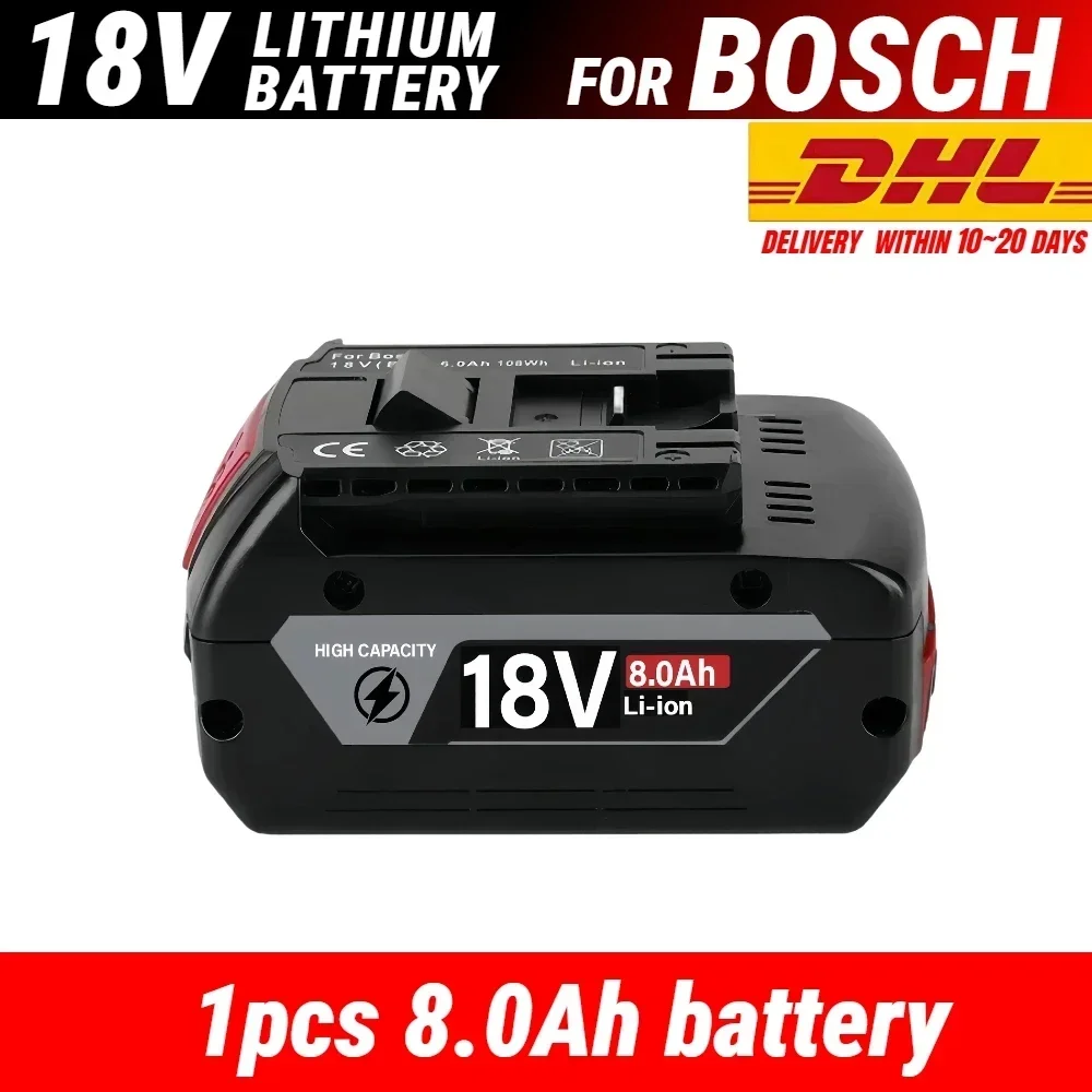 보쉬 18v 배터리용 고성능 18V 12000mAh 18650 리튬 LED 표시등이 있는 충전식 내장 BMS 32,200원