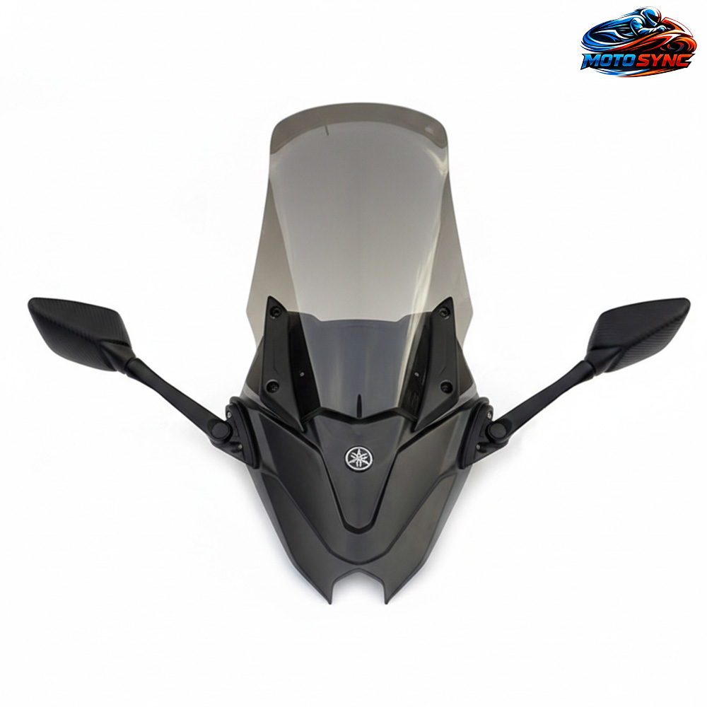 모토싱크 야마하 NMAX125 베이비티맥스 스크린 미러킷 프리미엄 50cm 2025-, 1세트, 50cm 스모그 라운드형+무광블랙+R25 롱미러 170,000원