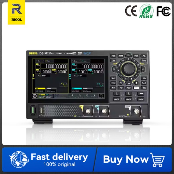 RIGOL DHO914 디지털 오실로스코프 4채널 125/250MHz 12비트 1.25GSa/Sec 50MPts 깊이 1,386,900원