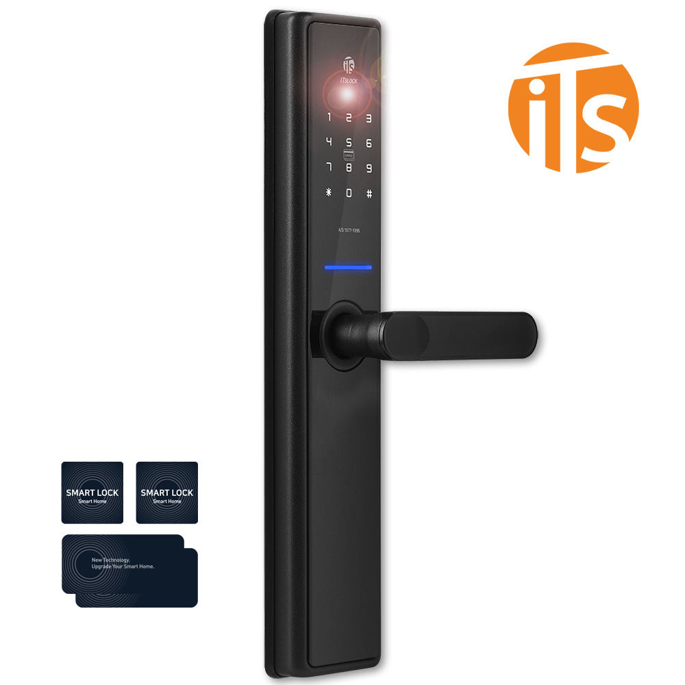 [전국설치] 이츠락 롱바디 무타공 도어락 ITS500 카드키4개 강철메탈바디 동급최장 빅사이즈 현관문 디지털도어락 스마트 현관 번호키 손잡이 교체 하이브리드 주키, 방문설치, 이츠락 ITS500 143,000원
