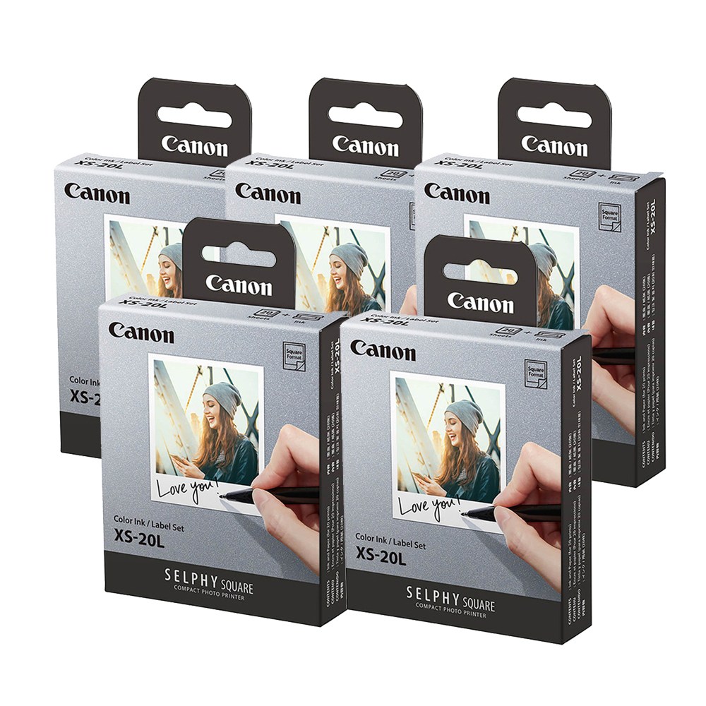 캐논 XS-20L 셀피 스퀘어 잉크 카트리지 용지세트 5개 89,000원