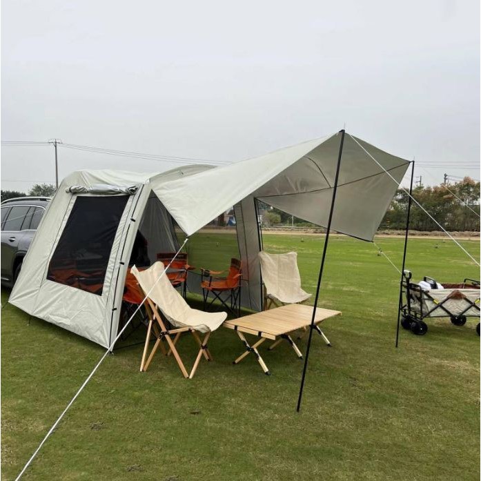 차박 도킹 텐트 꼬리텐트 캠프밸리카쉘터, 자동차 트렁크 텐트 방수 캠핑 쉼터 확장 트레일러 텐트, UV 방지 170,000원