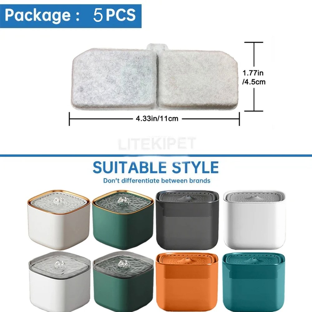 호환 고양이 분수 액세서리 워터 디스펜서 교체 필터 활성탄 펌프 청소 도구 16,800원