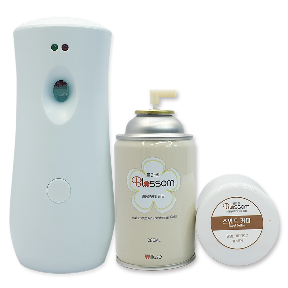 블라썸 자동분사기 본체1개 + 자동분사 리필 1캔 세트 14,900원