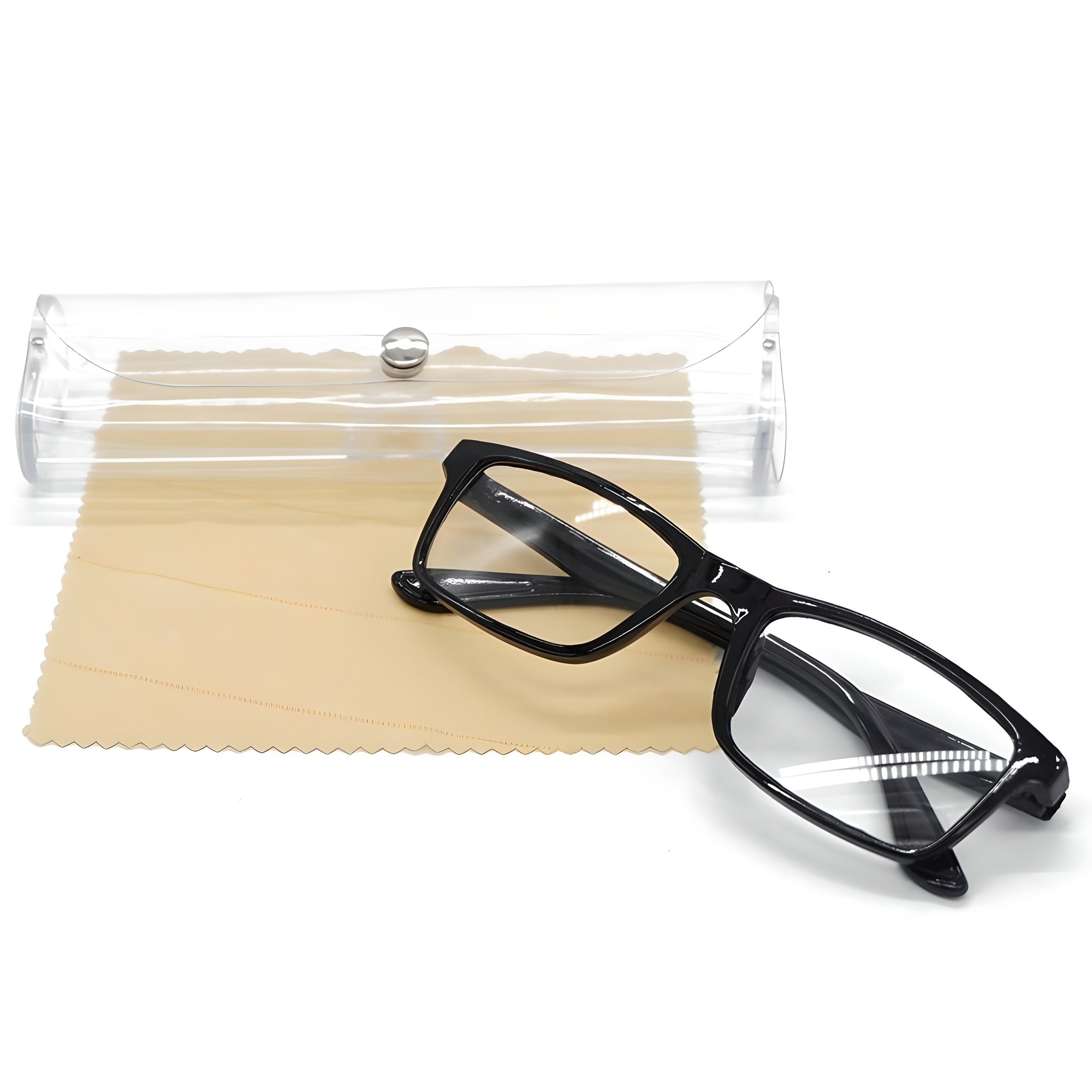 휴대용 초경량 블루라이트 차단 안경테 고탄성 TR안경다리 케이스 닦이세트 독서 안경 7,460원