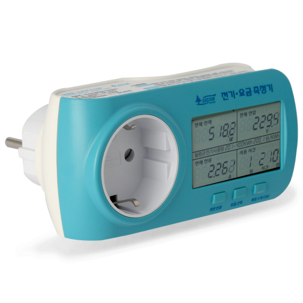 서준전기 SJPM-C16N 신형 전기요금측정기 가정용 디지털 전력계산기 28,420원