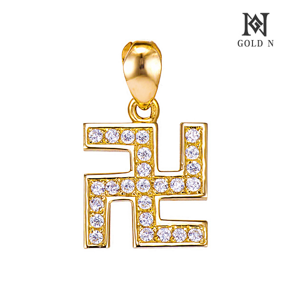 골드앤 18K 샤인만자 불교 대 팬던트 YG 591,300원