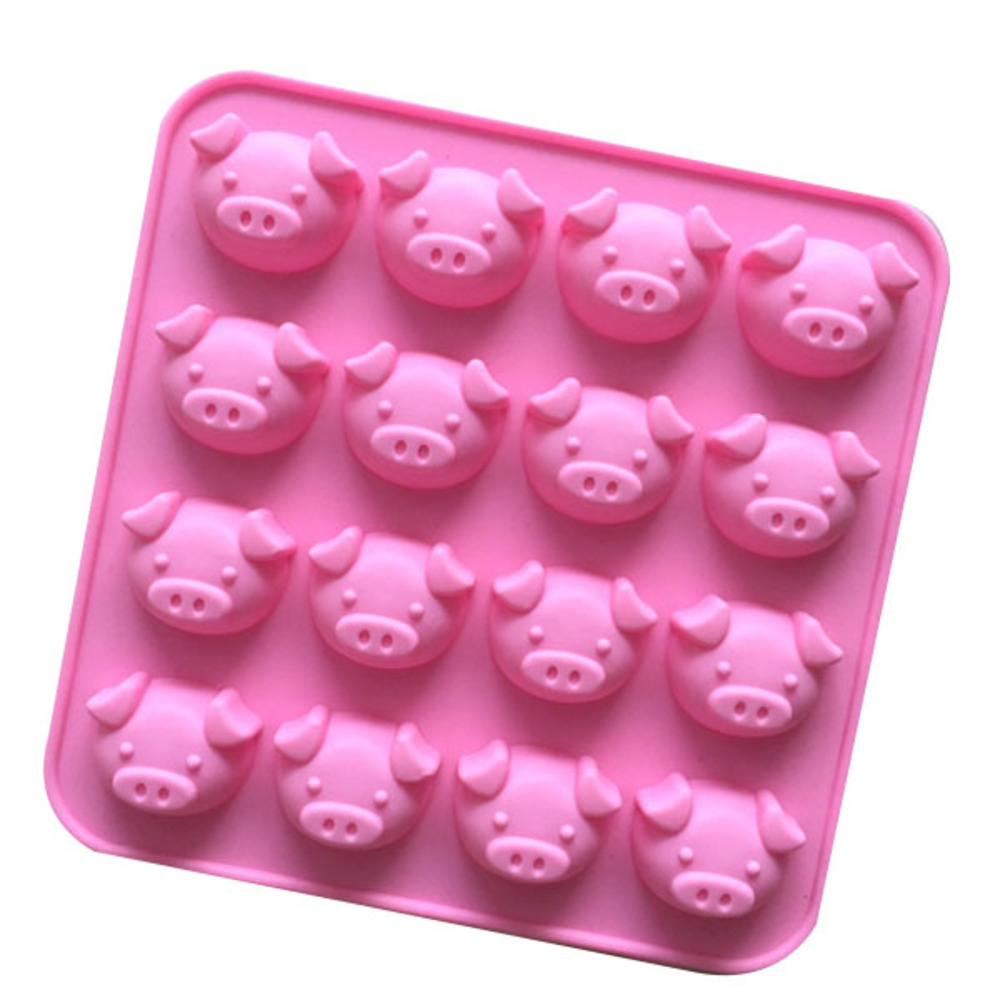 케이지 칼라몰드 복돼지얼굴 16구 2p, 랜덤 발송 6,800원