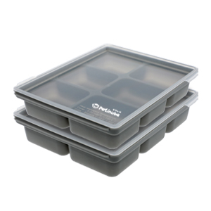 쁘띠누베 국내 제조 실리콘 멀티큐브 이유식 냉동용기 6구, GRAY, 2개 15,490원