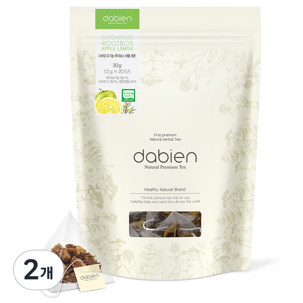 다비앙 유기농 루이보스 애플레몬 티 15,800원