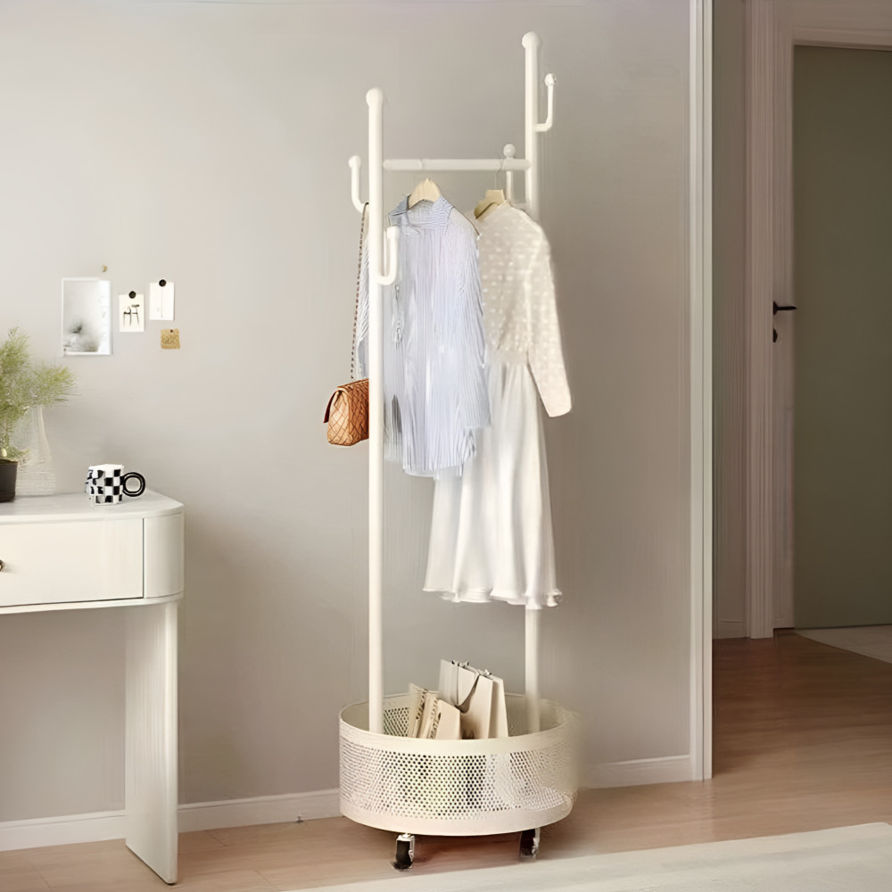 국내브랜드 라비베레 철제 고급 이동식 스탠드 옷걸이 행거, 현재가 41,900원