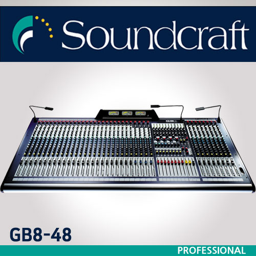 미성악기 사운드 크래프트 SoundCraft GB8 48CH믹서 교회, 공연장, 소형 투어링 시스템 9,900,000원