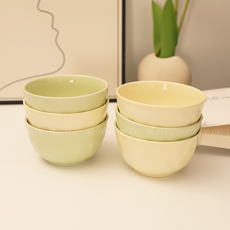 BLOWFISHFUGU 크림풍 도자기 밥공기 샐러드보울 밥그릇국그릇세트 374ML 11,800원