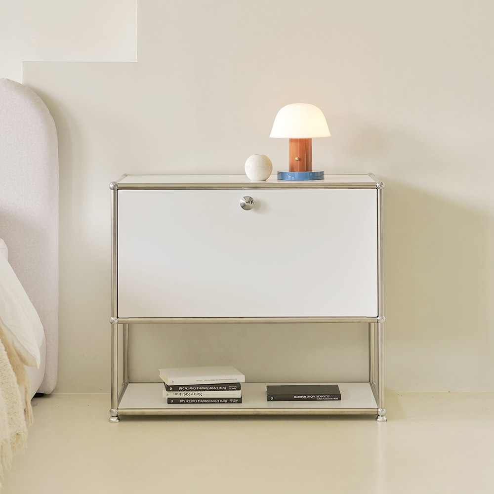 포스트모던 발렌 미드센츄리 1단오픈 모듈 수납장 770 2단 179,900원