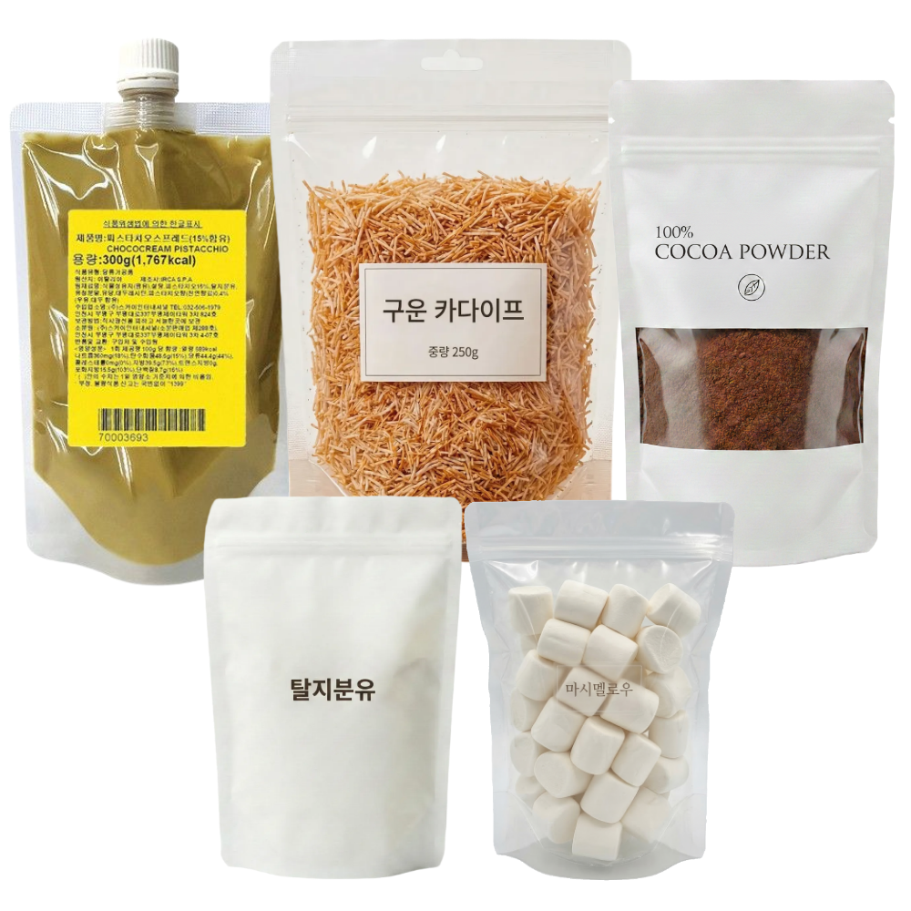 오브쿠킹 두바이쫀득쿠키 만들기 재료 대용량 30개 완성 풀패키지 키트, 1세트, 두쫀쿠 재료 세트 45,500원