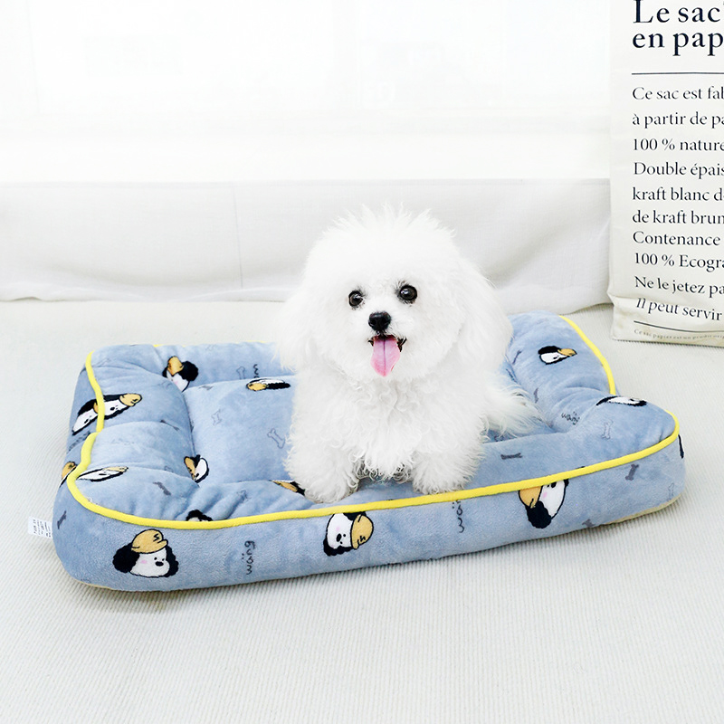 허니버블 반려동물 극세사 두꺼운 매트 방석 쿠션, 그레이, 1개 15,500원