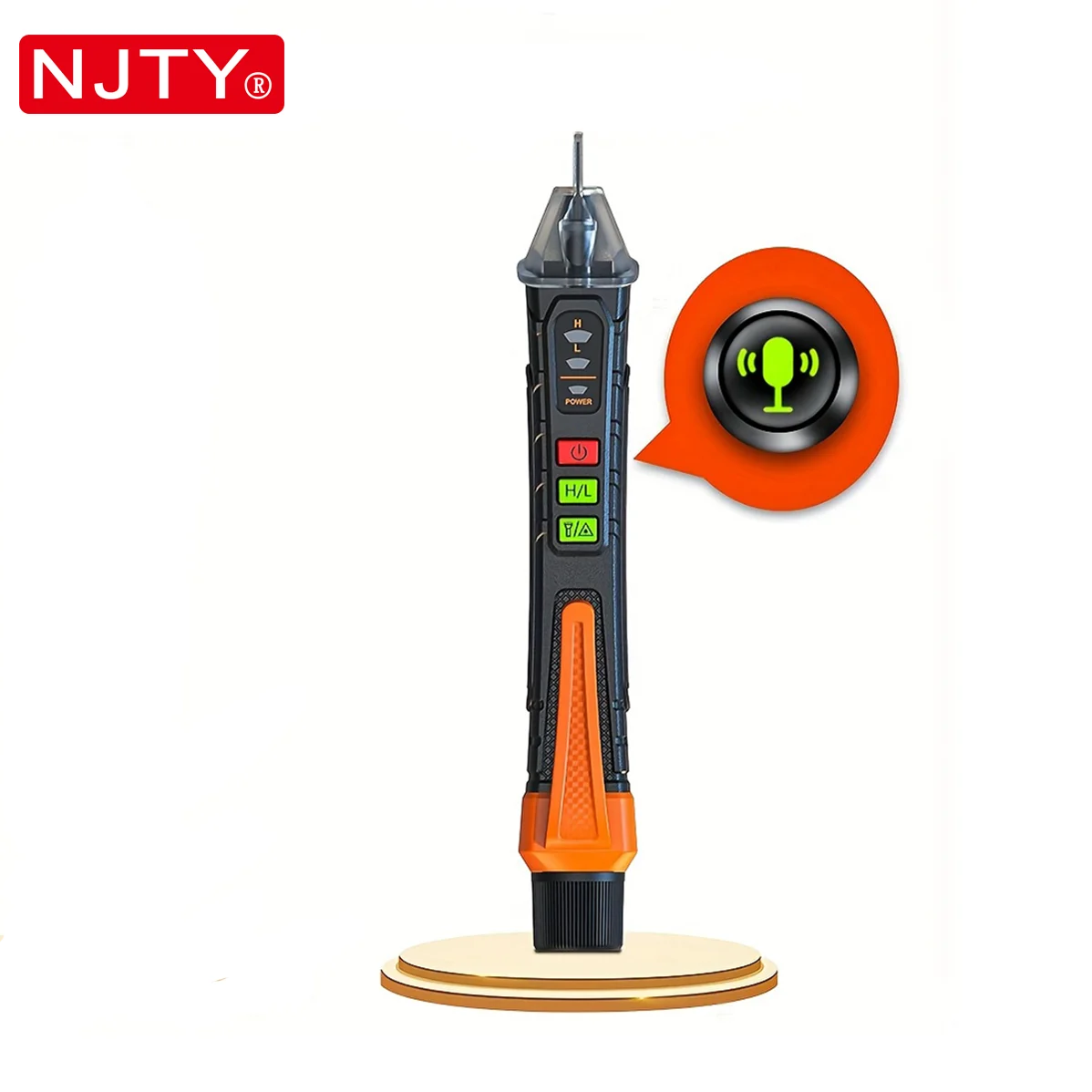 NJTY T02A 전압 검출기 전기 펜 AC 전압 테스터 스마트 브레이크 포인트 파인더 12-1000V 비접촉 T02B 음성 17,100원