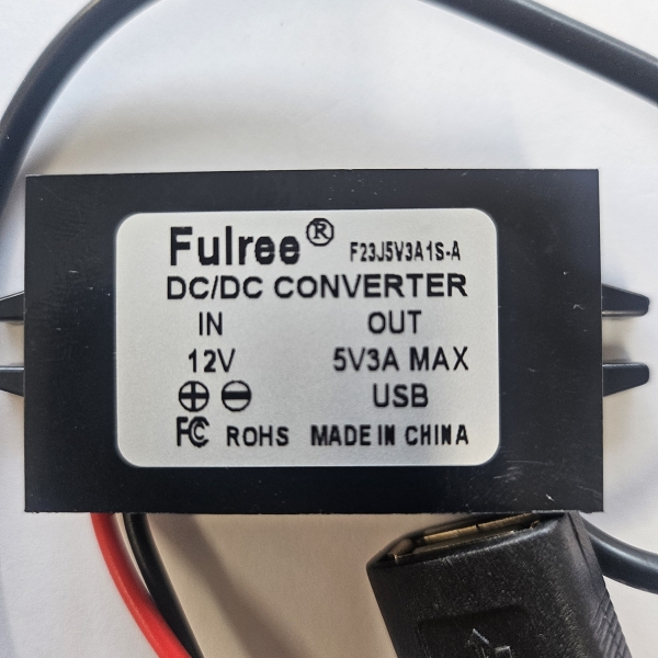 DC/DC 강압(스텝다운) 컨버터 12V to 5V 3A USB-A 출력 - 통신 장비, LED 시스템, 스마트 기기용 11,500원