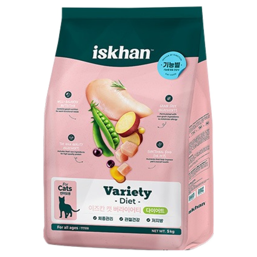 이즈칸 캣 버라이어티 다이어트 사료 33,700원