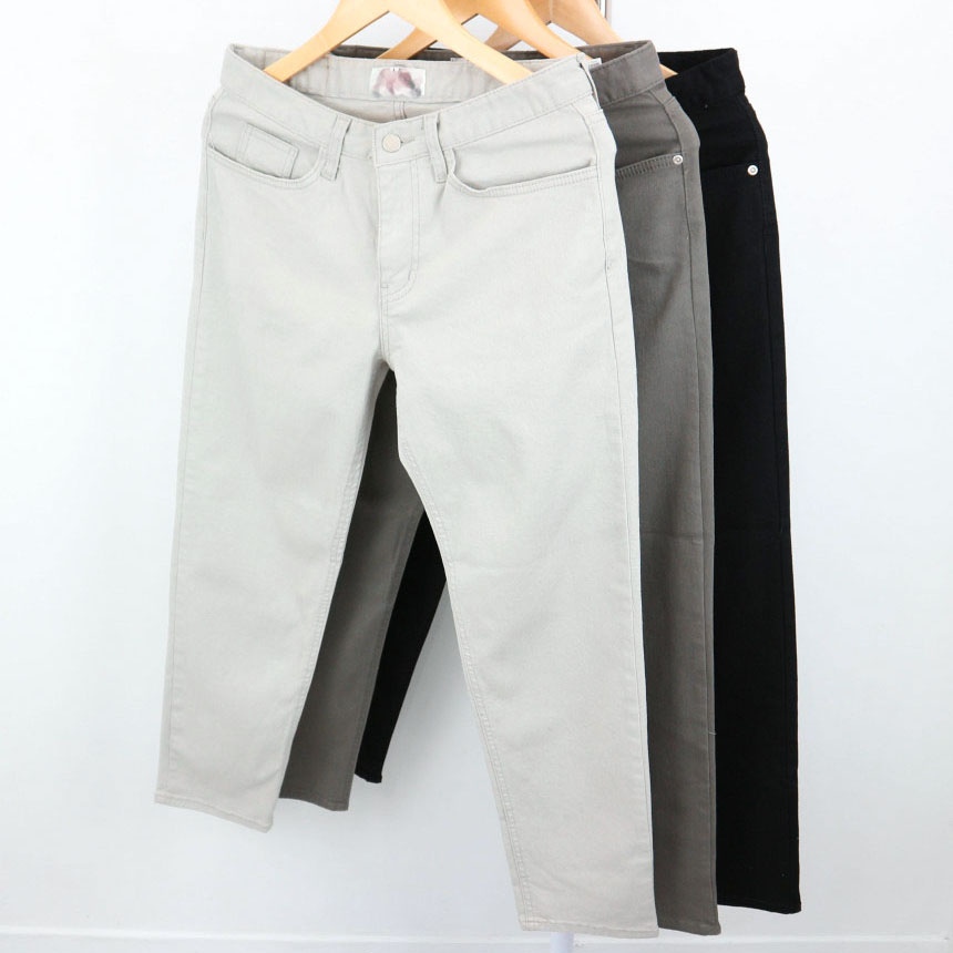 [피롯] 남자 빅사이즈 10부 슬림핏 치노 스판 면바지 워싱 일자핏 데일리 오피스룩 35,500원