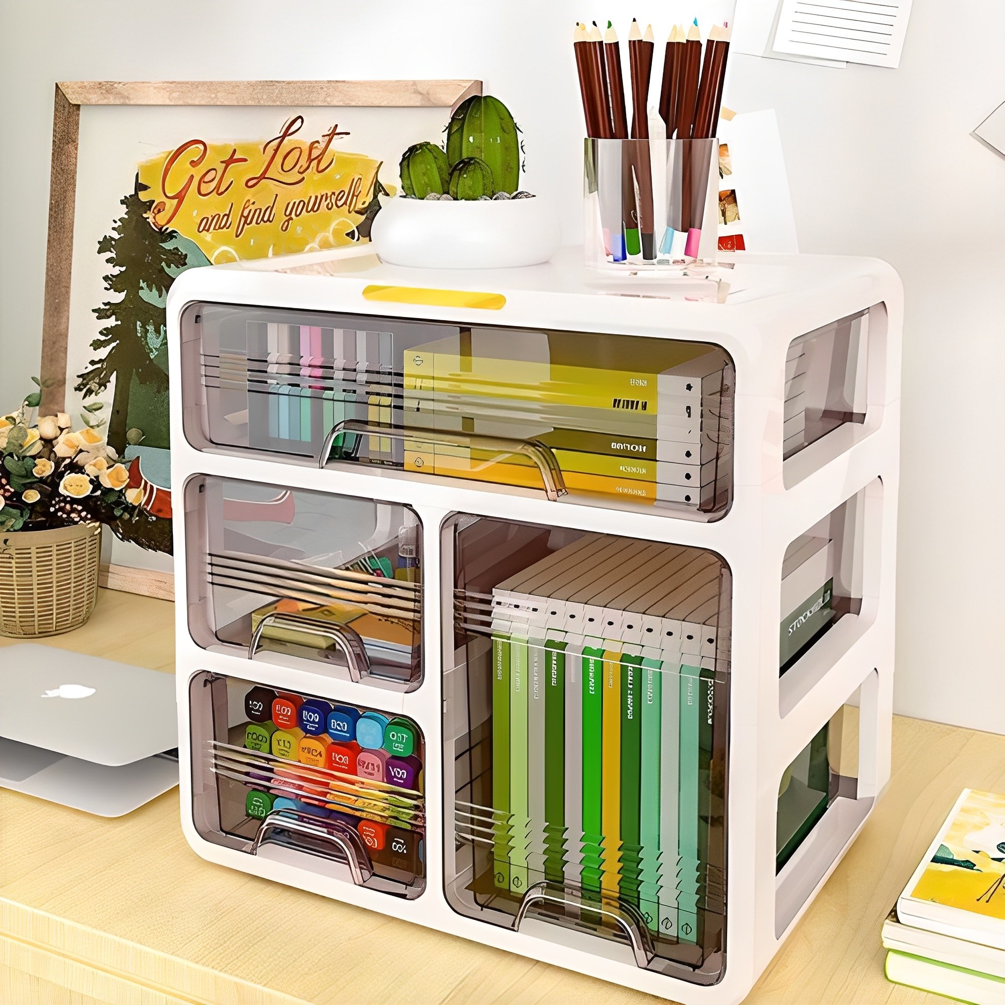무타공마켓 대용량 튼튼한 책상정리함 사무실 책상 정리 데스크 오거나이저 23,900원
