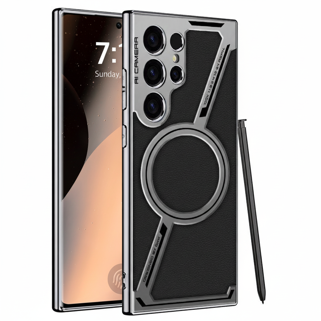 럭스폰 강력 보호 전기도금 울트라 전용 맥세이프 가죽 케이스 18,900원