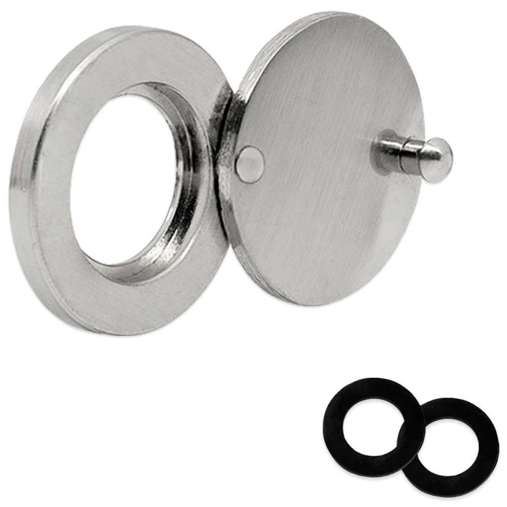 리브문 간편부착 현관문 보안 외시경 렌즈 커버, 무광실버, 1개 8,400원