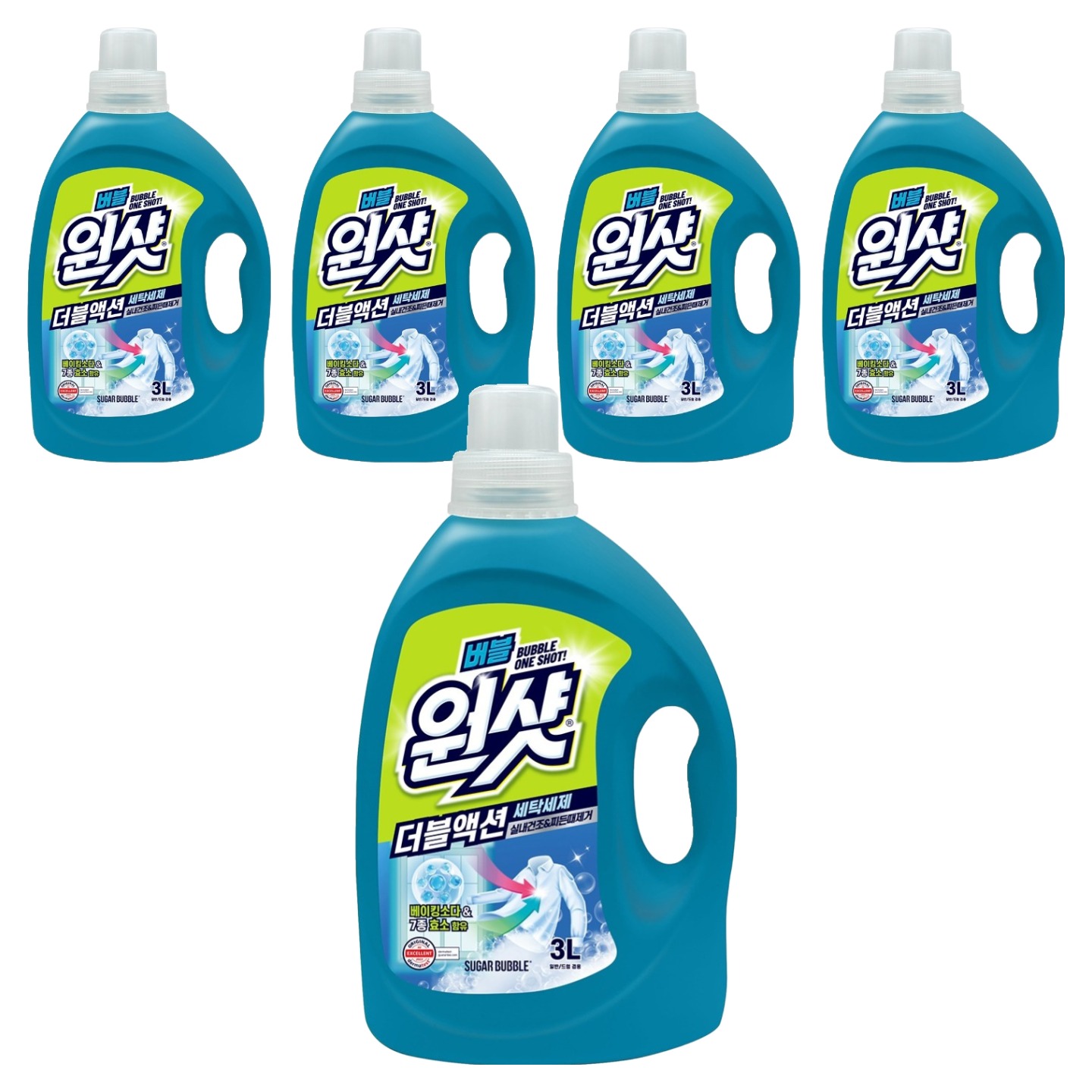 슈가버블 버블원샷 세탁세제 더블액션 실내건조 34,870원
