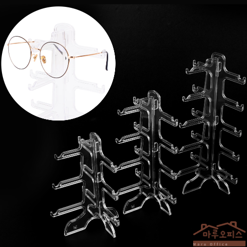 마루오피스_ 조립식 투명 안경 거치대 7,700원