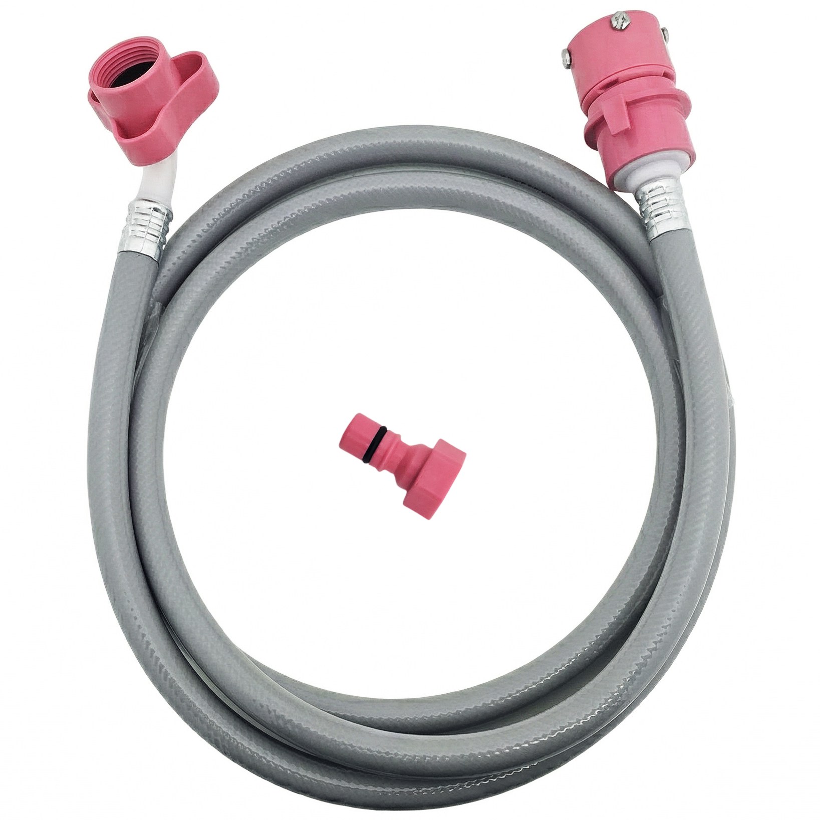 세탁기 급수 호스 연결 원터치 삼성 엘지 대우 국산, 1개, 2M(온수용) 7,700원