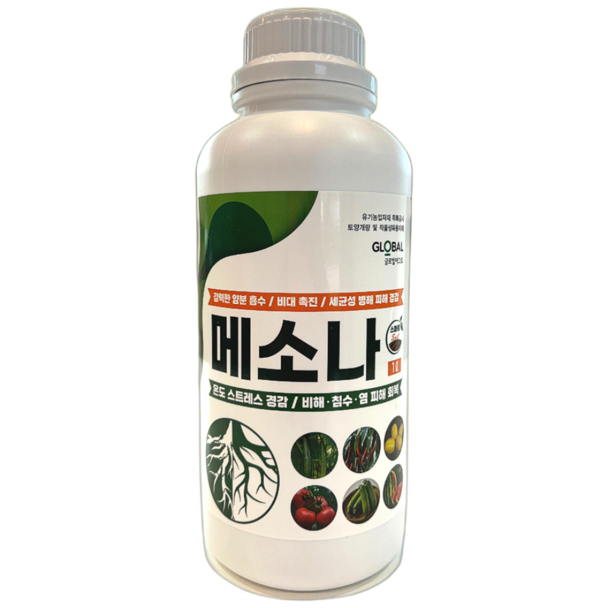 메소나 1L*5병 5L 글로벌아그로 과습 침수 냉해 일소피해 뿌리발근, 1L, 5개 109,220원