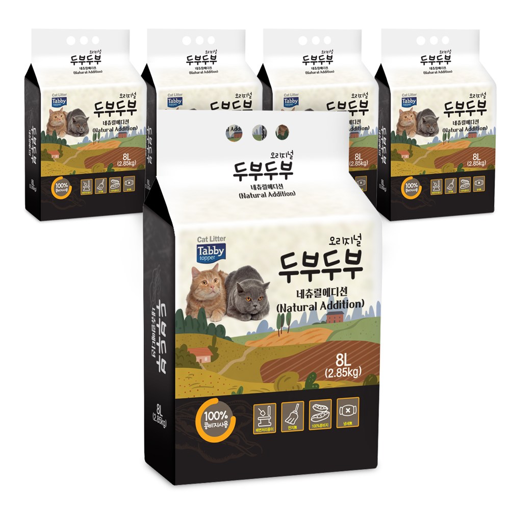 테비 두부두부 네츄럴에디션, 오리지널, 5개, 8L 22,500원