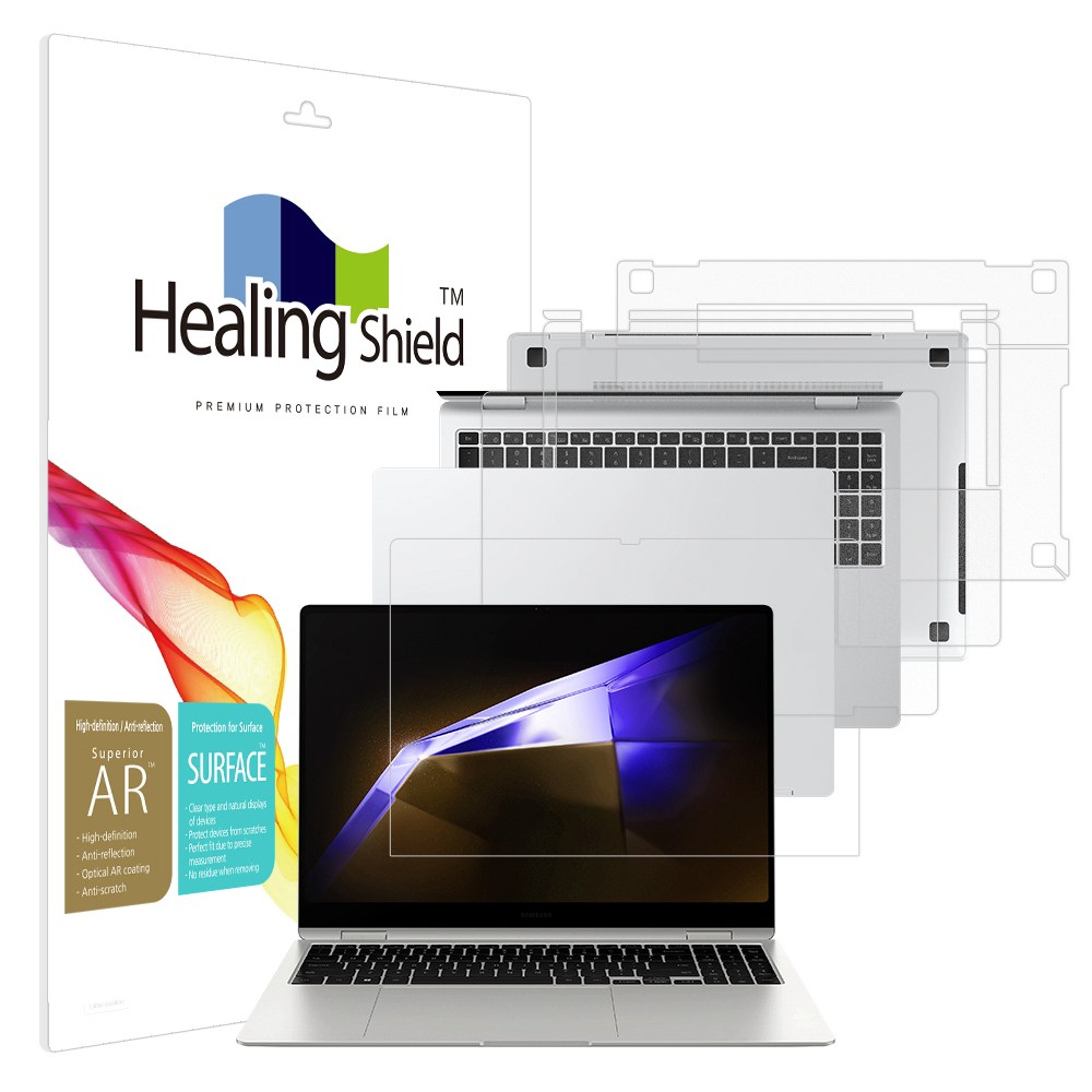 힐링쉴드 갤럭시북5/4 프로 360 16인치 NT960QHA/QGK 고화질 액정보호필름1매 외부3종, 1개 61,200원