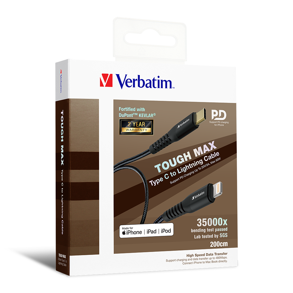 버바팀 C to 8 라이트닝 케블라 케이블 200cm 16,900원