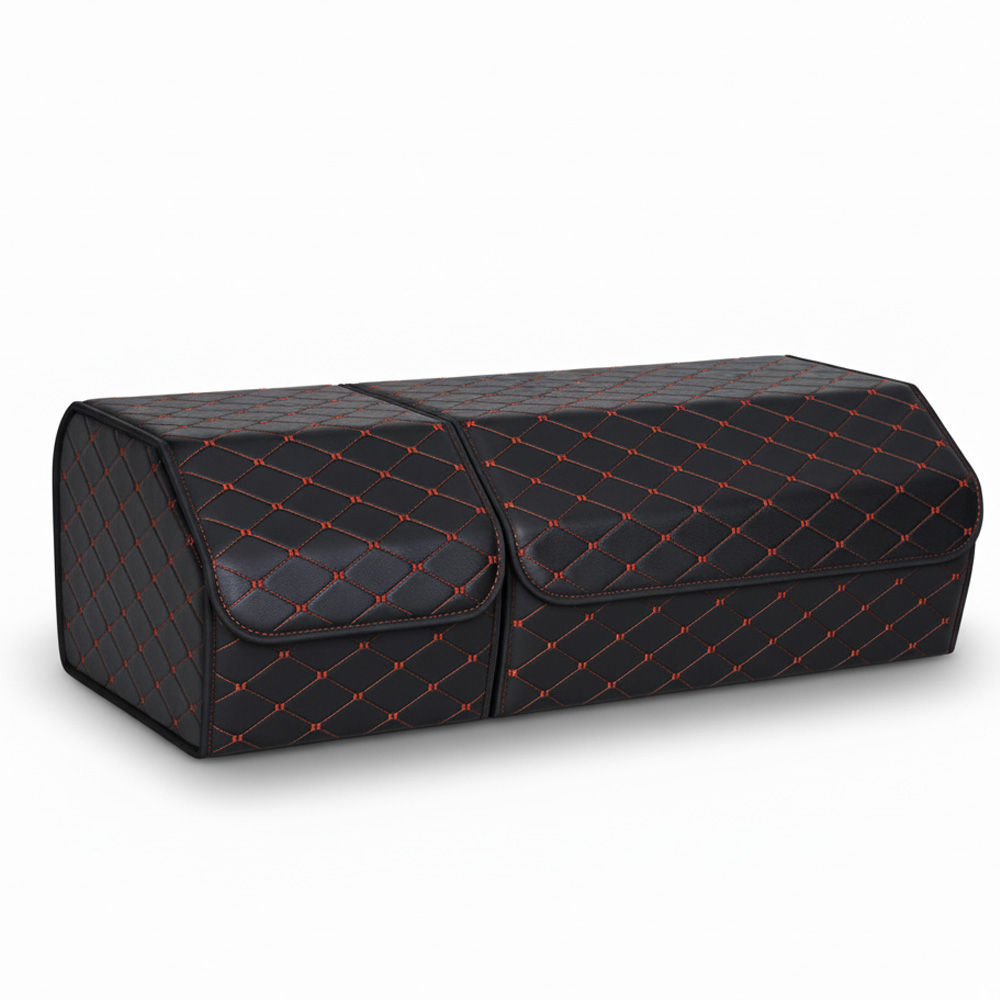 볼도그레 접이식 자동차 트렁크 정리함 대용량 차량용 폴딩 수납함 차량 정리 박스, #01 블랙 레드스티치 스몰빅 36,800원