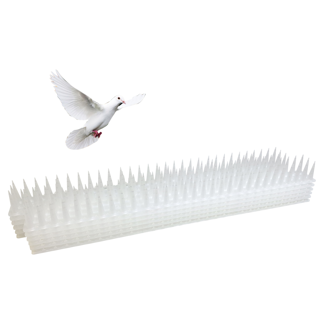 비둘기퇴치 버드스파이크, 4x43cm 화이트, 12개 16,500원