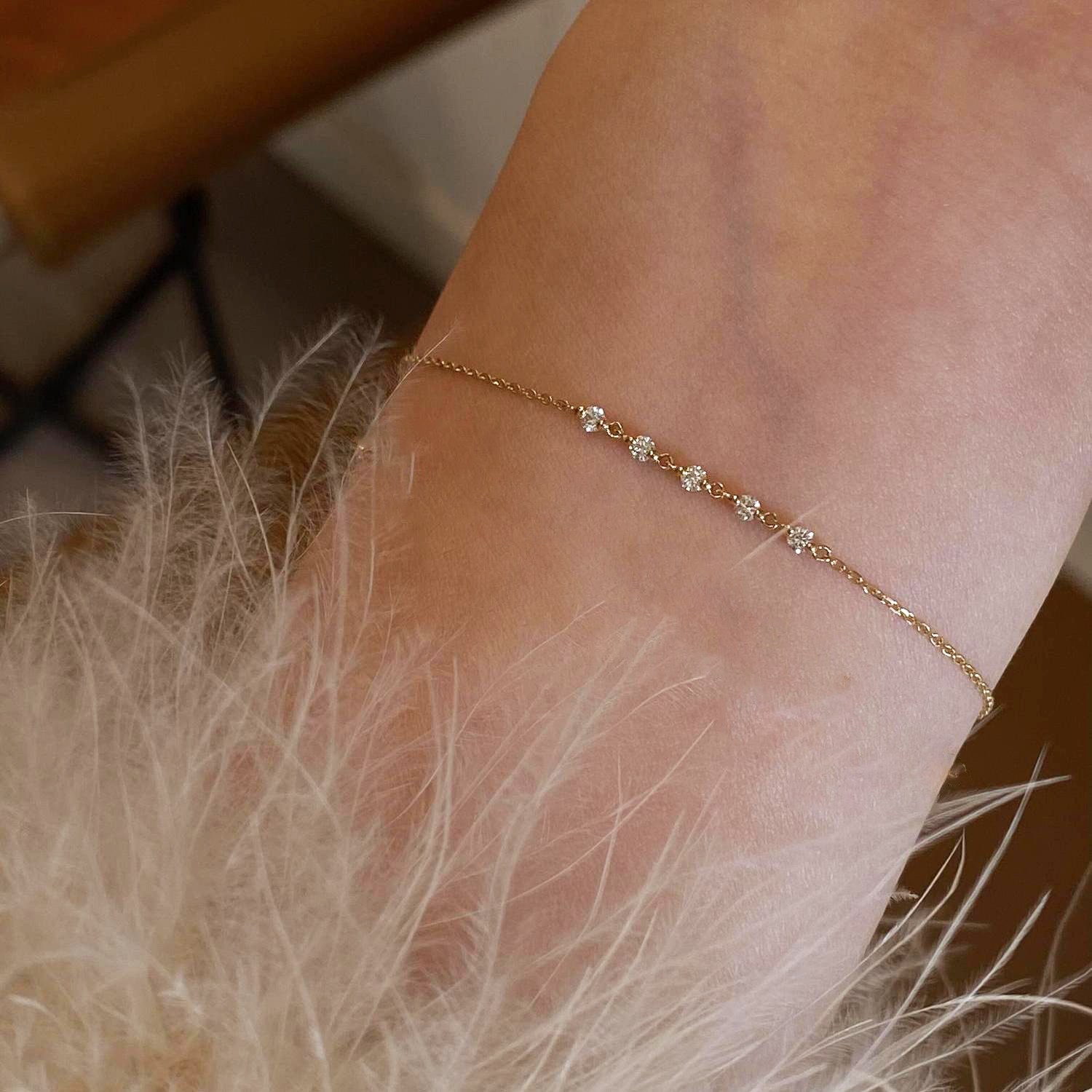 NXNA 도금 14K 소프트 모잠비크 통근 팔찌 생일선물 XYL-SL023 17,400원