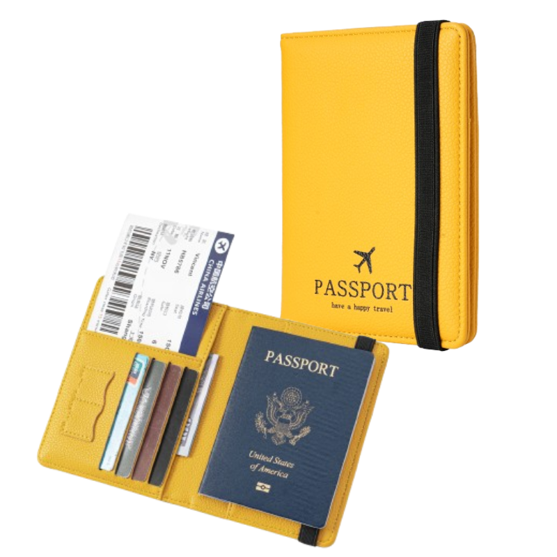 RFID 차단 여권 케이스 가죽 안티스키밍 10,570원