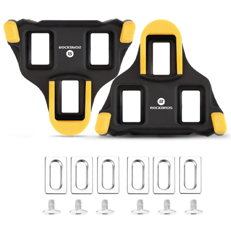 락브로스 SPD 로드 시마노 호환 클릿 6도, 1세트, 노랑 14,000원