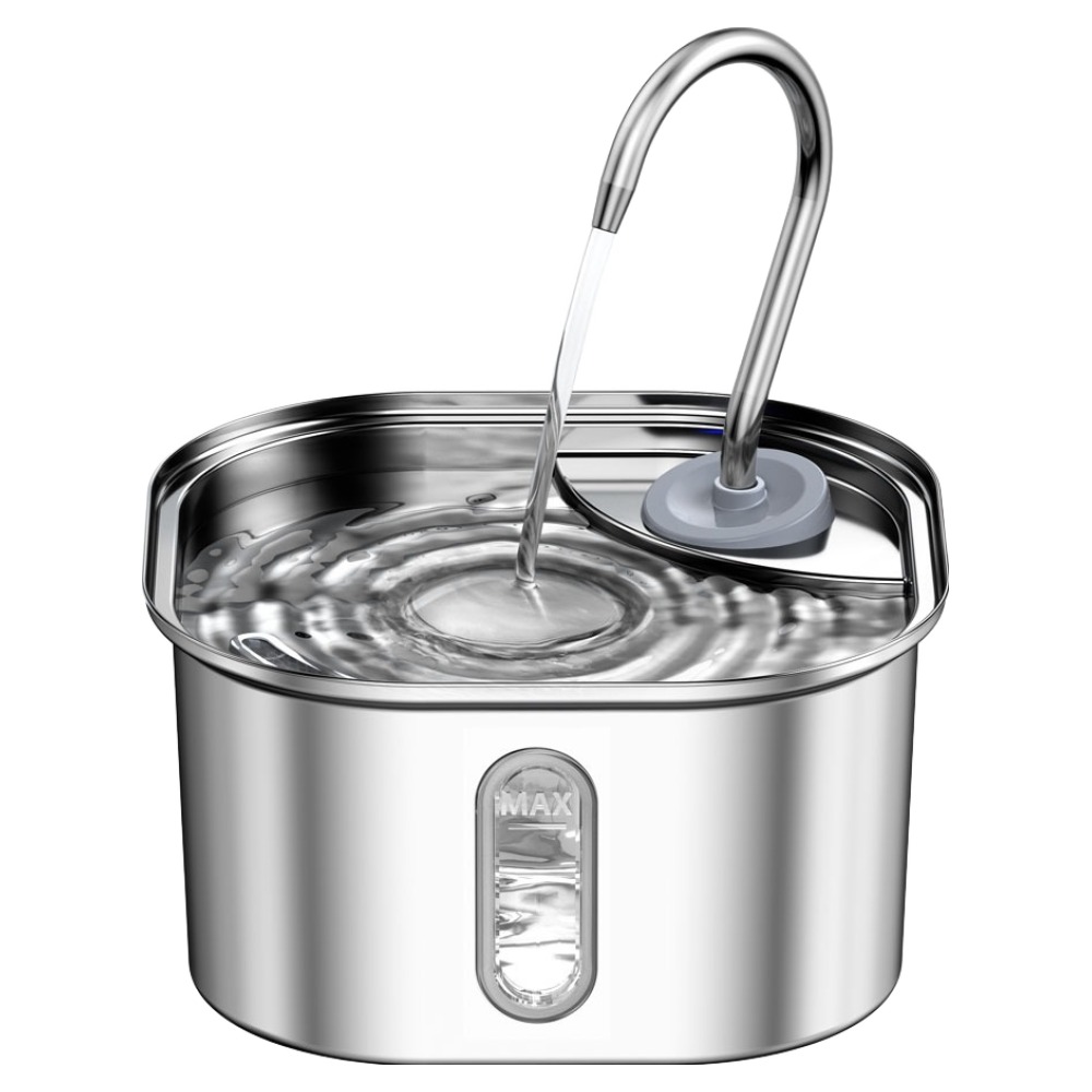 잼피 반려동물 스테인리스 자동급수 정수기 3L, 그레이, 1개, JP-WD101 33,120원