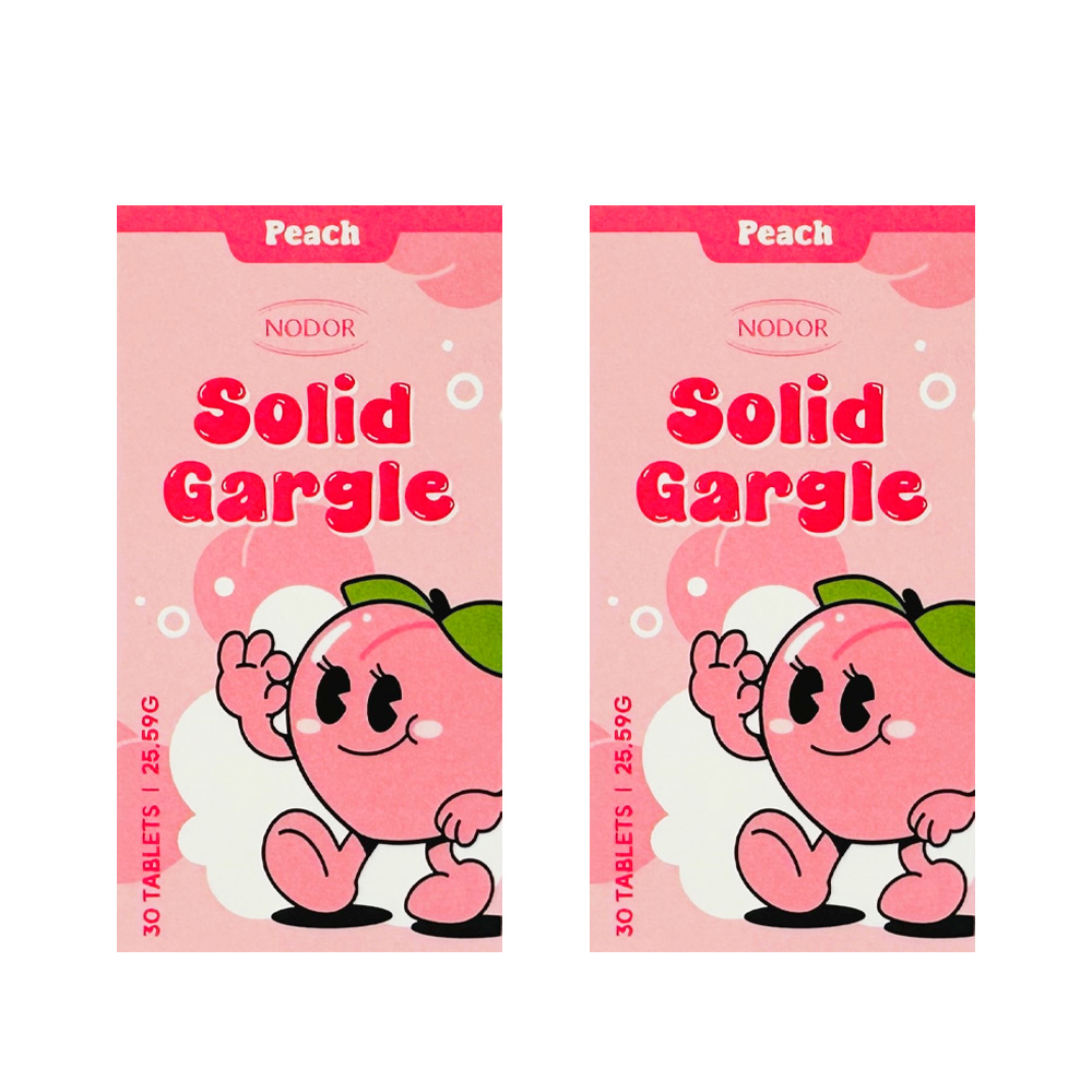 노도르 고체가글 30정 피치 2개, 2개, 25.6g 24,800원