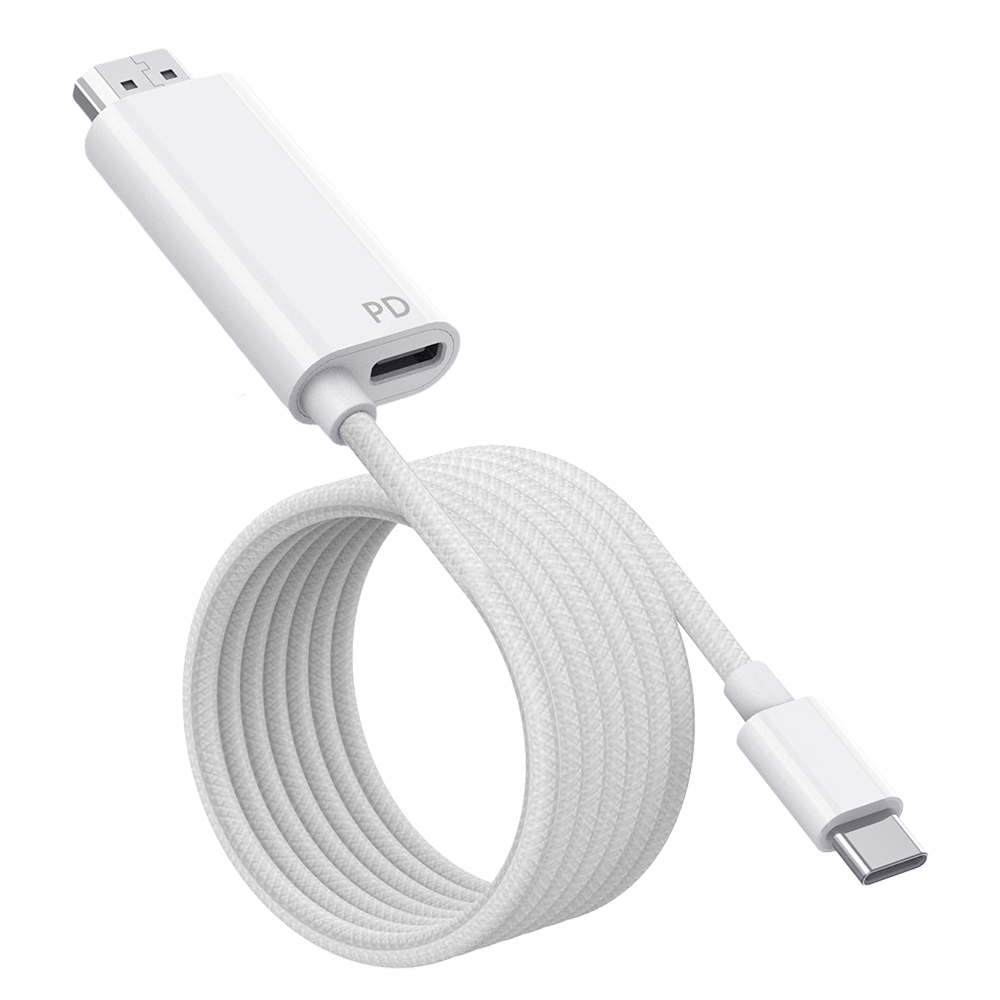 호후 C타입-멀티단자 동시충전 4K 60Hz TV 연결 뷰엠 미러링 케이블 18,800원