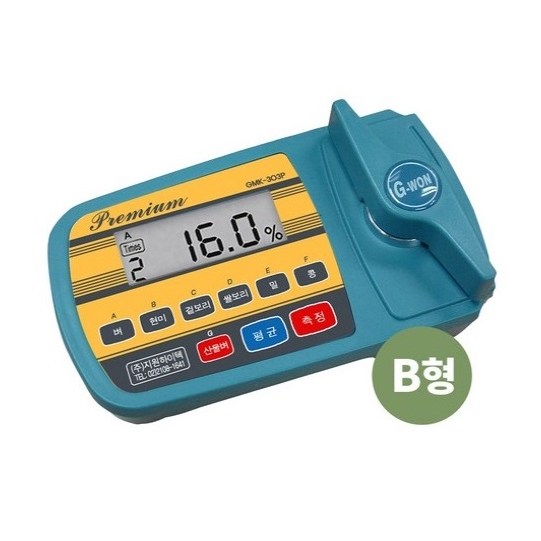 지원하이텍 프리미엄 곡물 수분 측정기 GMK-303P B형 벼 건조중벼 산물벼 겉보리 쌀 밀 콩 285,000원