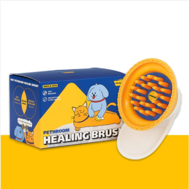 페스룸 힐링 슬리커 브러쉬 강아지 고양이 엉킨털 죽은털 제거 빗, [페스룸] 힐링 브러쉬(죽은털 제거) 32,000원