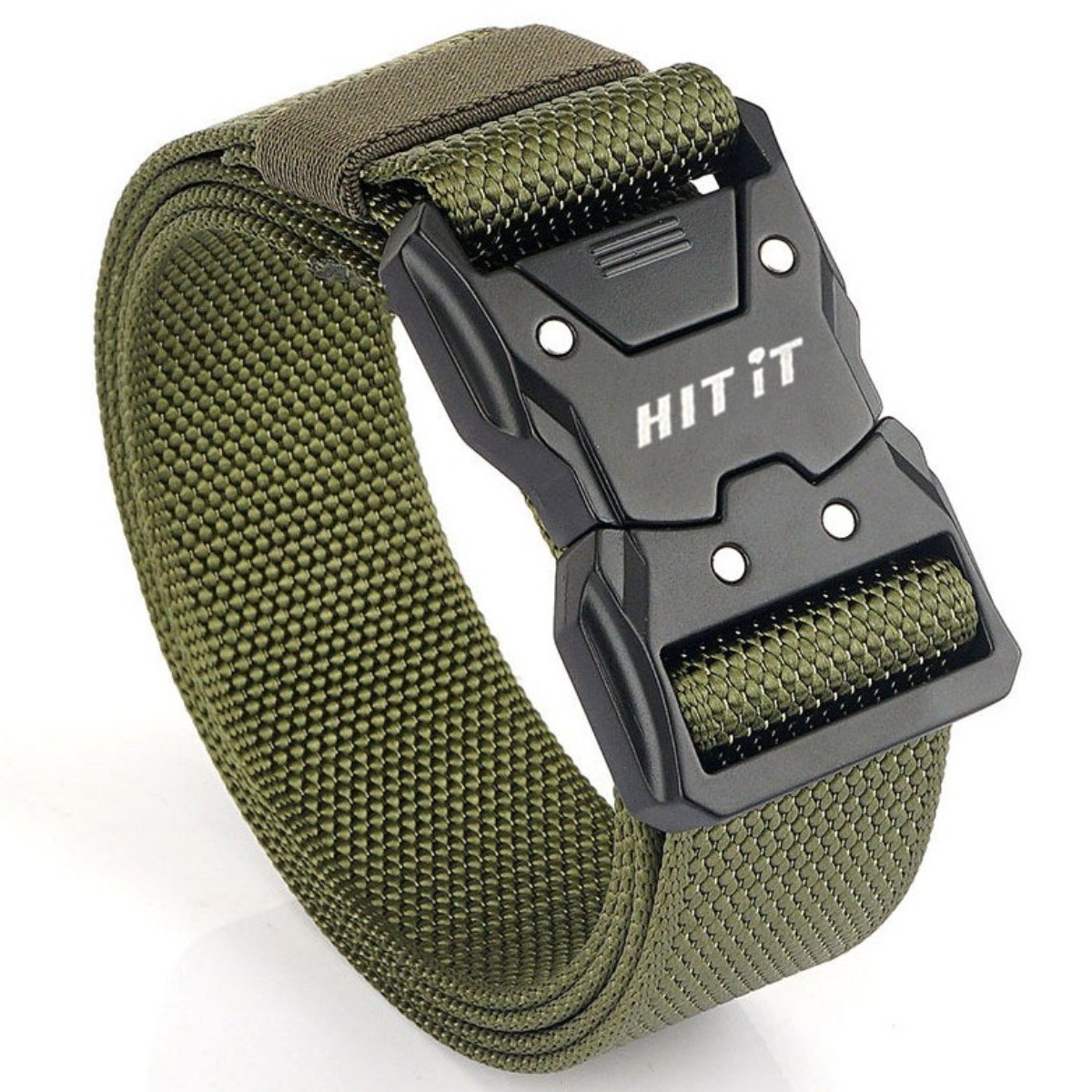 히트잇 남자 아웃도어 강철 벨트 자동 버클 청바지 등산 허리띠 군인 밀리터리 군용 작업복 혁띠 12,900원