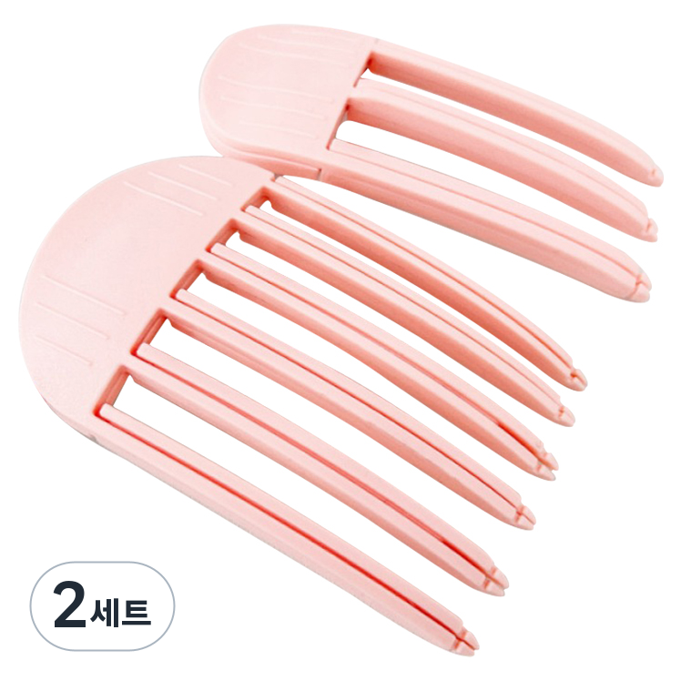 라이퓨 헤어 뿌리 볼륨 집게 6핀 + 3핀 세트, 2세트, 핑크 8,800원