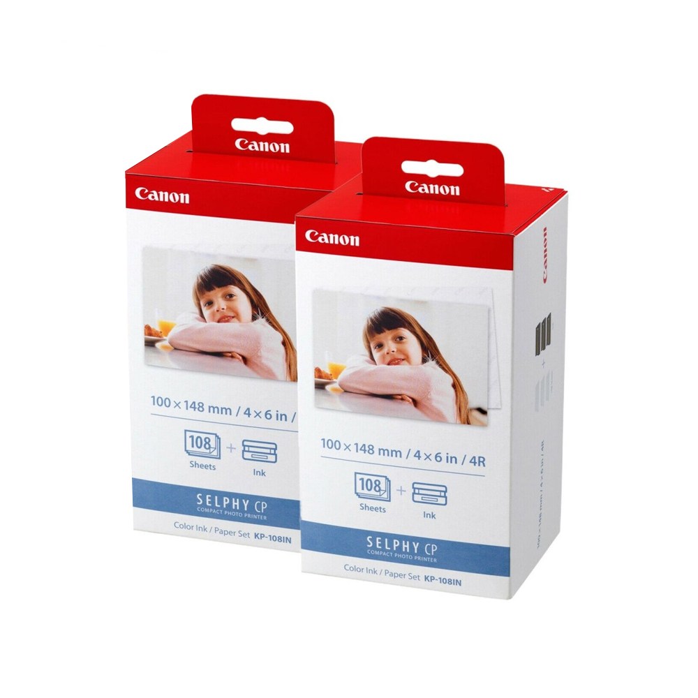 캐논 KP-108IN 셀피 포토 인화지 프린터 4X6 엽서사이즈 잉크 용지세트 2개 78,900원